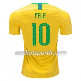 Maillot de Foot Brésil Pele 10 Domicile Coupe du monde 2018